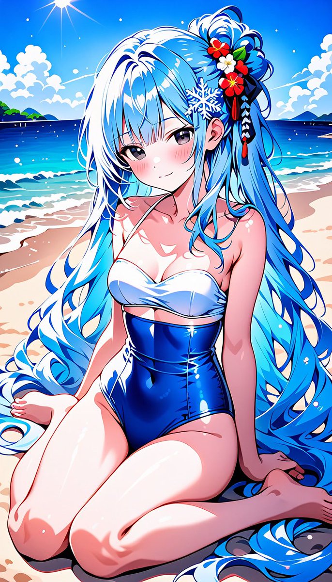 こんさえー！ いつの間にかこんな時間だった #AIイラスト #DaysAI SFW