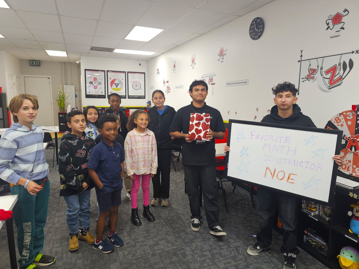 MathSoEscondido's tweet image. 🎉 Huge congratulations to Noe Ibarra! Being voted a favorite by our "mathletes" celebrating Valentine's week! We love seeing our students thrive and our instructors recognized for their dedication. #Mathnasium #SouthEscondido #ValentinesWeek #StudentSuccess #STEM