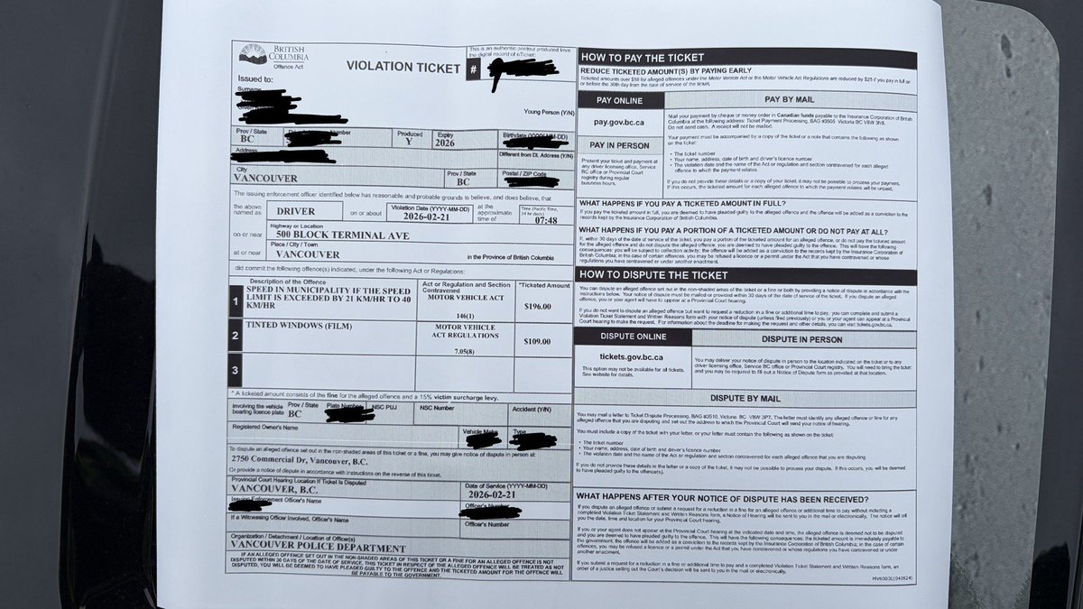 VPD Traffic Section tweet media