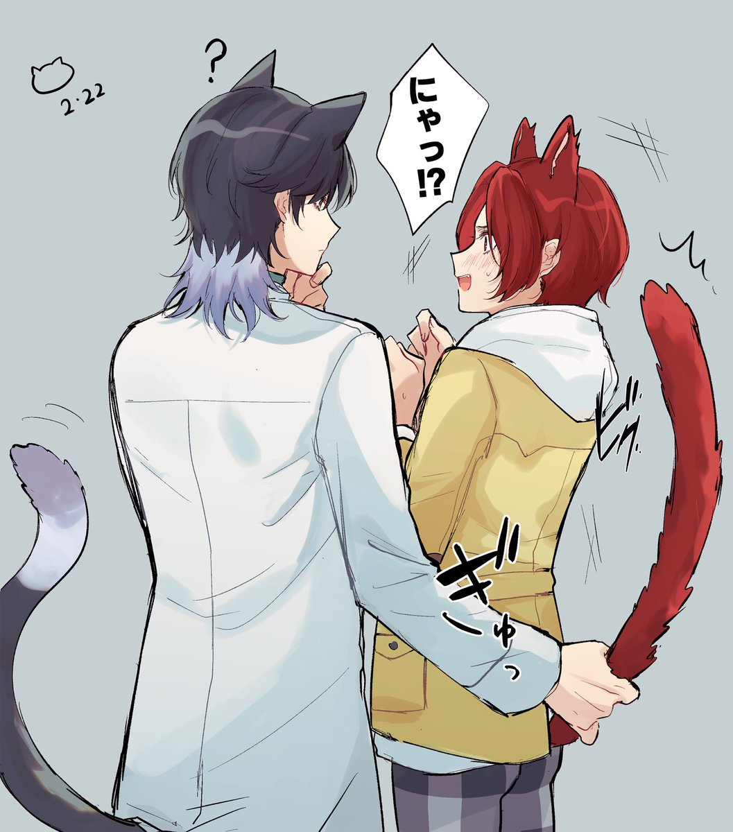 らくがき〜猫の日北里主🐈