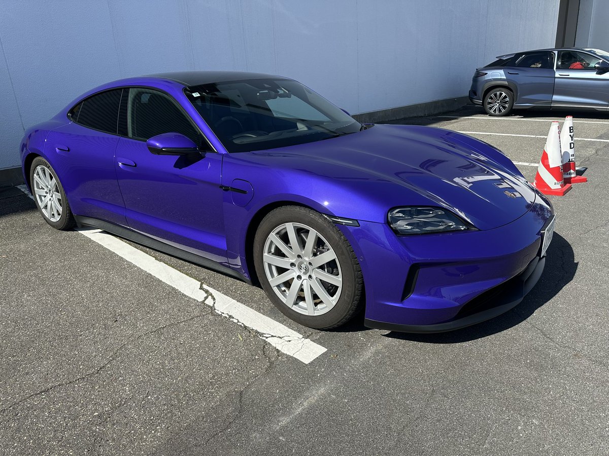 次はコレかな🫣🚙 #fm775 #NIIGATAEVCARFAiR #PORSCHE #Taycan