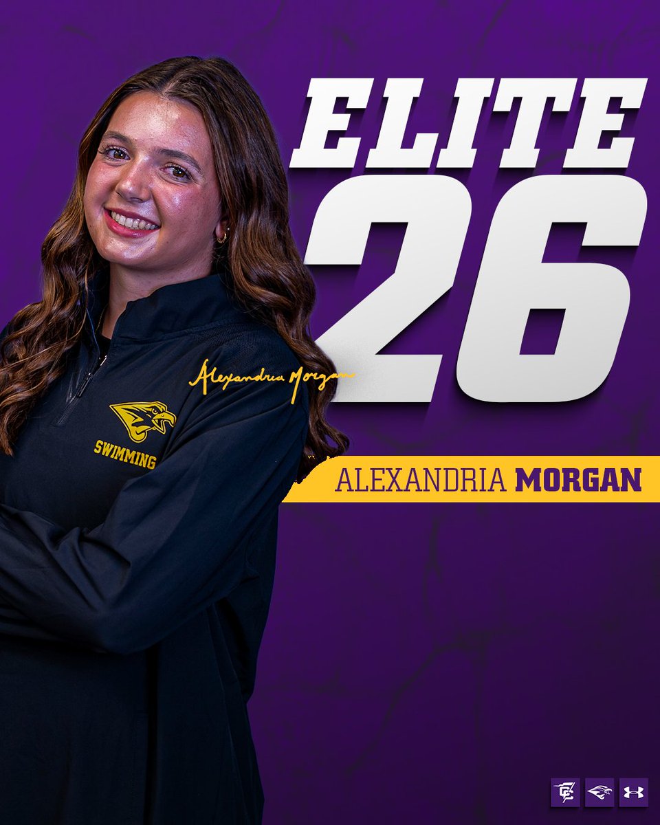 𝐄𝐋𝐈𝐓𝐄 𝟐𝟔 𝐖𝐈𝐍𝐍𝐄𝐑 🔥

Alexandria Morgan earns the <a href="/ConfCarolinas/">Conference Carolinas</a> Women’s Swimming Elite 26 Award, recognizing her excellence both in the pool and in the classroom!

#TogetherWeRise