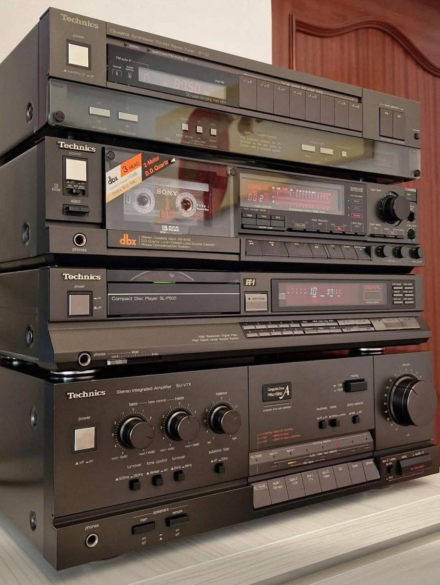 Technics 80s Reference Stack Hi-Fiの黄金時代へタイムスリップ。伝説