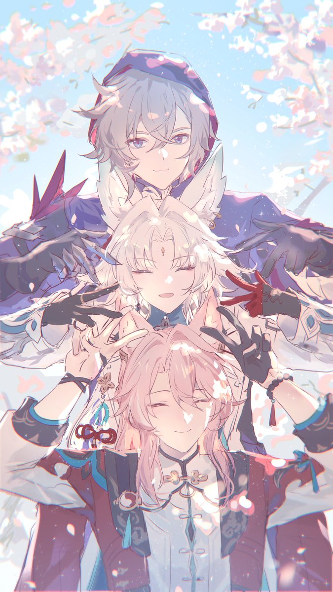 #HonkaiStarRail #feixiao #jiaoqiu #moze 
春日叠叠乐~