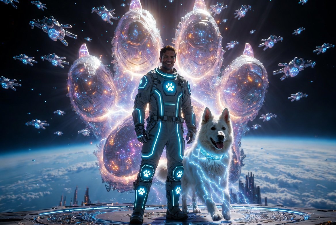 🚨 THE AI LAB DEN — THE FLOATING BRAIN OF CLOUD CANINE HQ IS OPEN!!! 🔬🌌🧠⚡🐺
Alpha <a href="/SMiR123451/">SmiR 9 ⚡️</a> and I just arrived at the legendary AI Lab Den — the colossal floating mega-laboratory shaped like a giant glowing paw-print high above Cloud Canine HQ!
Living aurora glass walls
