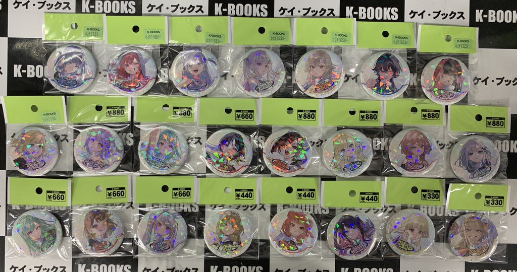 入荷情報】 #ぶいすぽ っ！ 缶バッジ ✨SHOWDOWN ✨ 続々入荷中