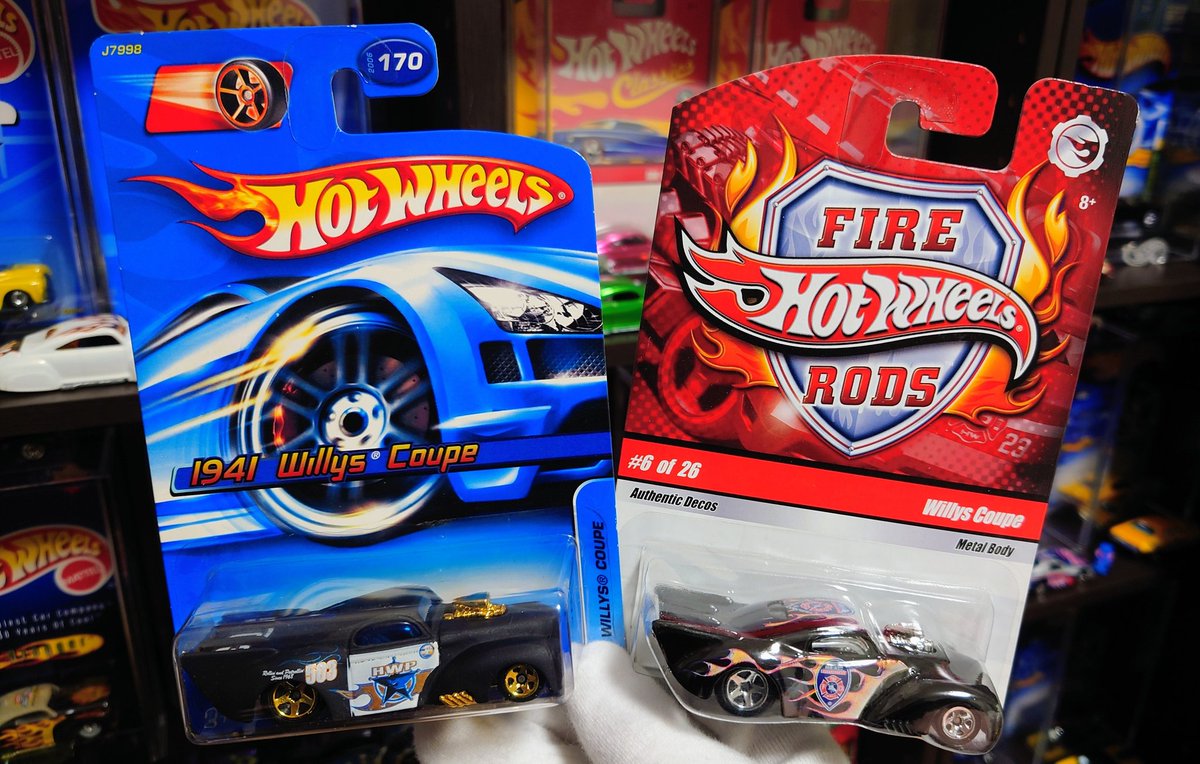 1941 Willys Coupe 👮‍♂️×👨‍🚒 #Hotwheels #ホットウィール