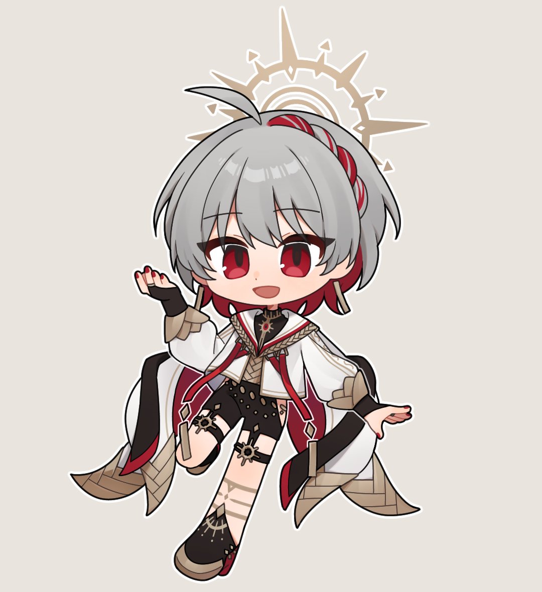 SDイラスト無償企画、54日目(8人目) 赤原りんごさん(@Akahara_Ringo