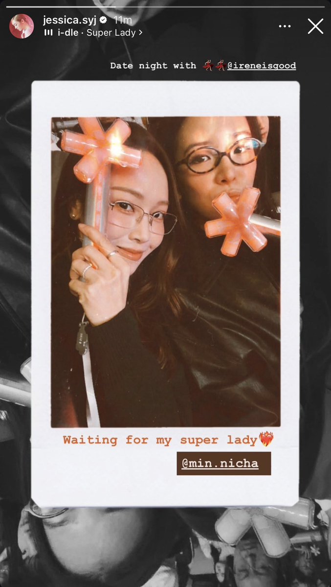 khunjung__'s tweet image. ห๊าาาาาา วันนี้เจสสิก้าไปซัพพอร์ตมินนี่ ไทยแลนด์ไม่ได้มีแค่ต้าเหนิงแล้วแก 5555555555