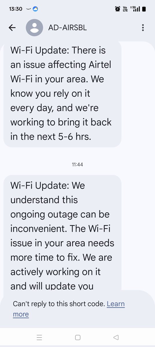 shivendra0302's tweet photo. Regular @airtelindia broadband outage in the centre most part of #Gurugram pincode 122001 less than 5 km from @airtelindia  HQ.
@airtelindia broadband network cables are hangings from trees &amp; electricity poles. 
@DoT_India @pib_comm @JM_Scindia to please look into it @TOIGurgaon https://t.co/aPjRPFSs4N