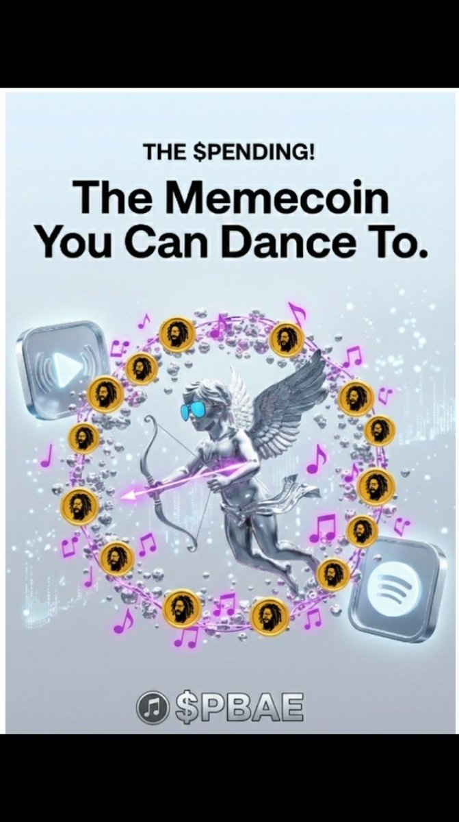 Pres1dentGeorge's tweet photo. From your Spotify playlist to your Phantom wallet.
​Pretty, Paid, and Polished: Why settle for a bouquet when you can have a bop? $PBAE: The first memecoin you can actually dance to.

CdnSDPTsunwmrNwquL4TL3WLyCFGWip6oiBwnr1ypump

​📱  #Interest #Graphs #CryptoTok #MusicTok #ValentineTok #Distrokid #communities #fyp #foryou #viral #trending #2026