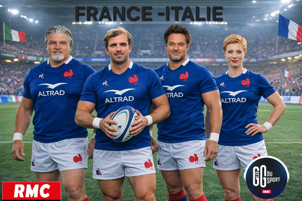 La France n a pas peur de l ITALIE 
Avec notre ligne d avant, aucun soucis 
40 et des bouffes 
C est maintenant dans les <a href="/GGsportRMC/">Les Grandes Gueules du Sport - RMC</a> 
#rmclive