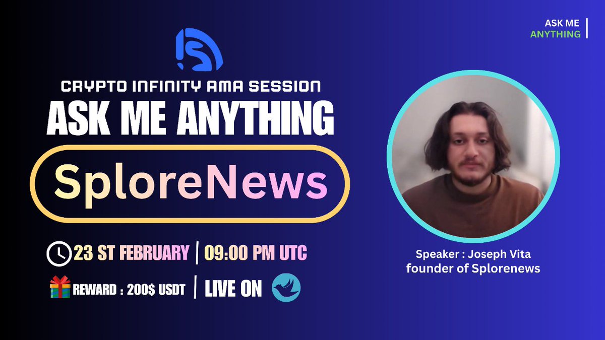 Crypto Infinity AMA + Space tweet media
