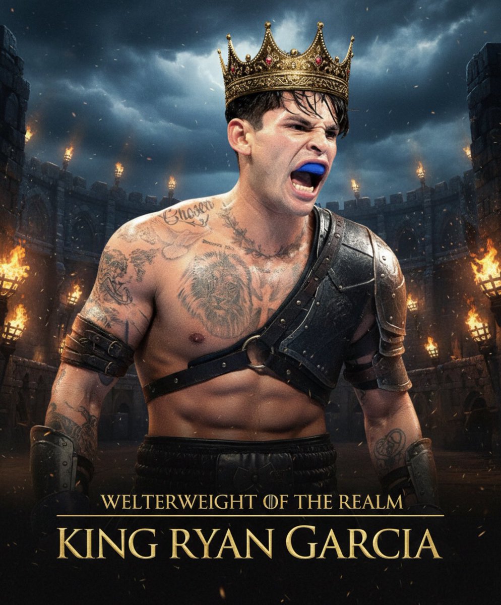 The Iron Ring has a new sovereign.

Ser Ryan The Flash of House Garcia
now wears the Welterweight Crown.

Let the realm send forth its bravest.👑

(Via <a href="/TMZ_FleaBottom/">TMZ Flea Bottom</a>)