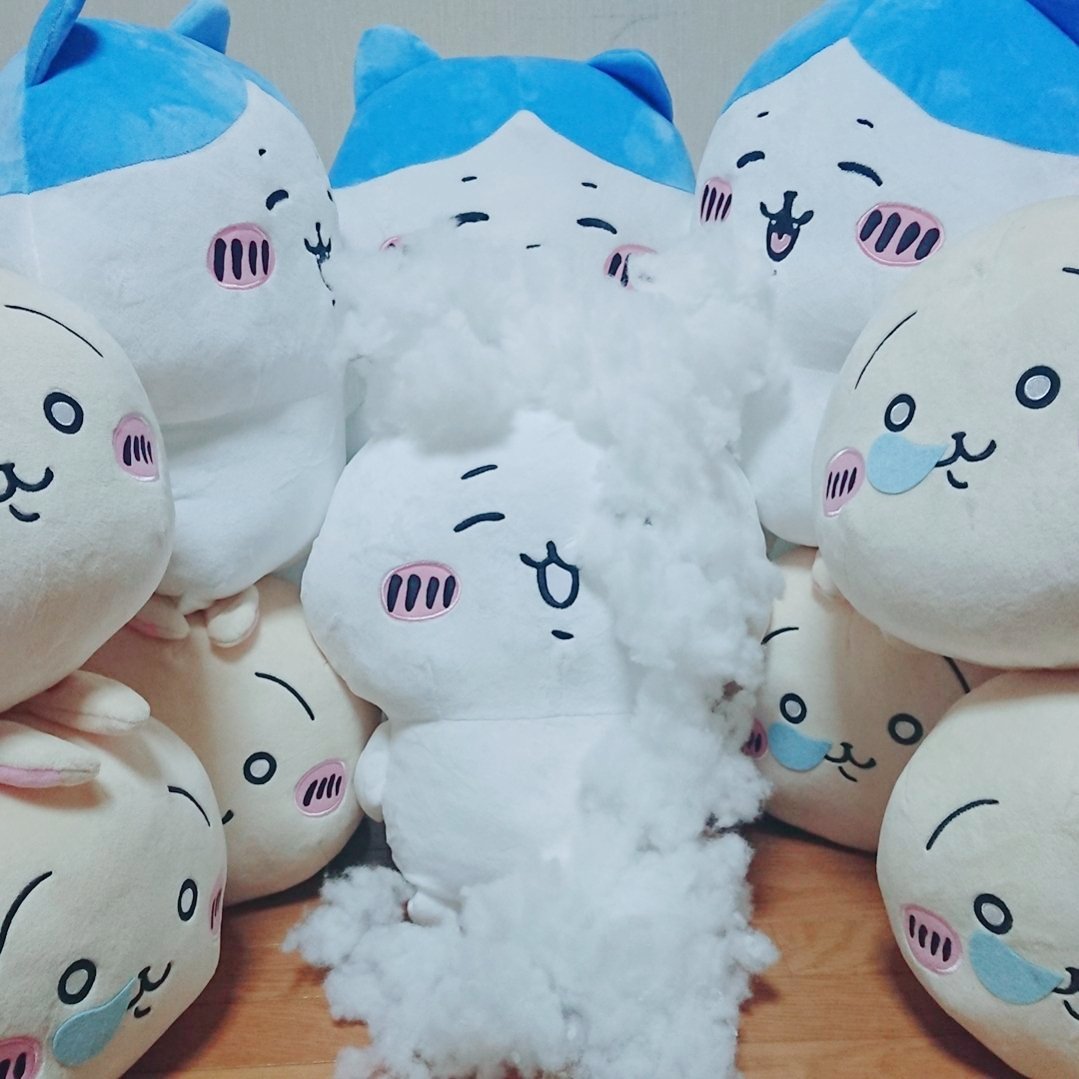 猫ちゃんない。
毛玉を吐いてるハチワレしかいない
#ちいかわ #猫の日