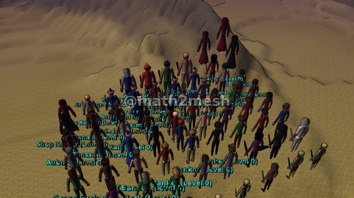 math2mesh's tweet image. 24 hours later — improved procedural hair, helmets, and armor. Still no models, still no textures. Just math and geometry.

This is just the beginning.

#gamedev #indiedev #proceduralgeneration #mmorpg #morpg #solodev #javascript #java #lwjgl #indiegamedev #devlog #buildinpublic