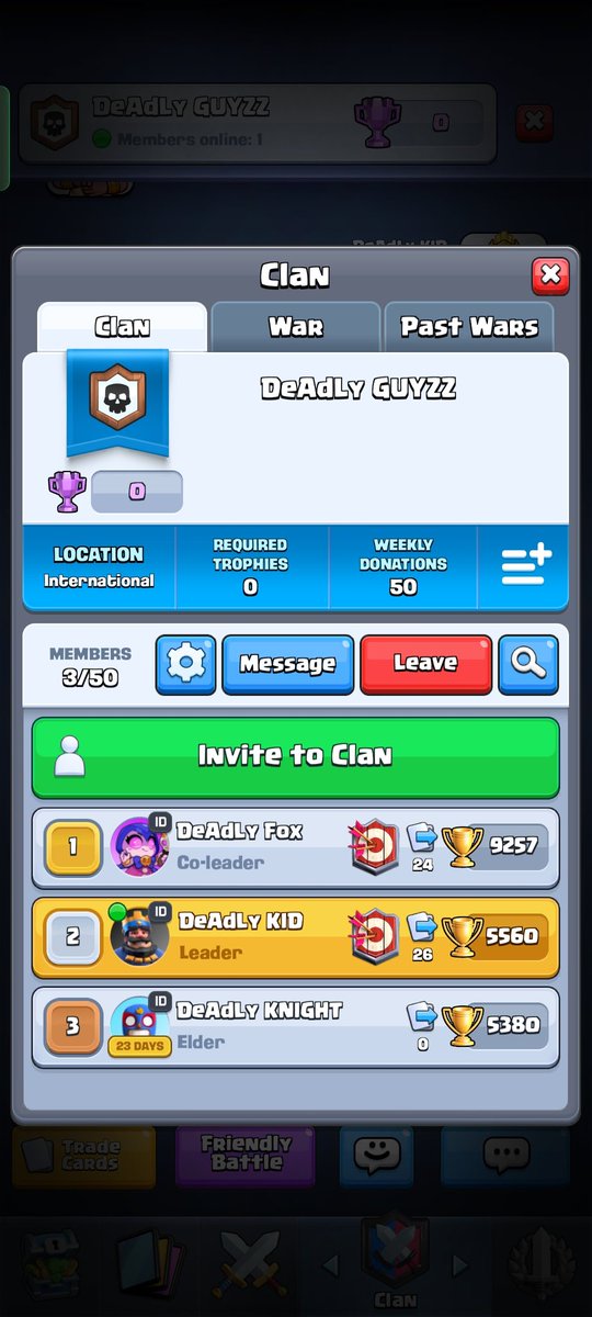 noobmax_005's tweet photo. This is our new clan in clash royale those who are interested to play clash royale with DeAdLy guyss plz join 
Tag:#RGLQJ8YY https://t.co/c08WgpXesY