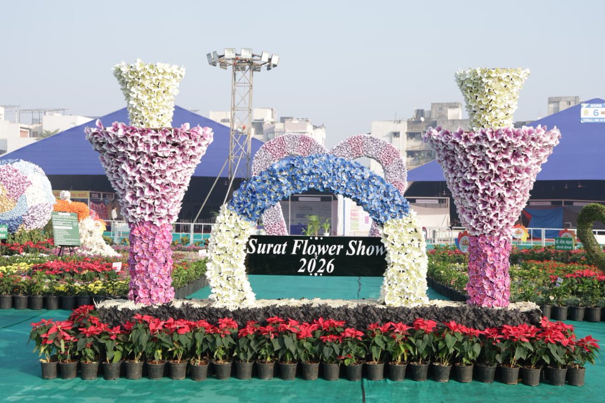 મુખ્યમંત્રી શ્રી ભૂપેન્દ્રભાઈ પટેલના વરદ્હસ્તે સુરત મહાનગરપાલિકા દ્વારા આયોજીત સ્વામી વિવેકાનંદ રાષ્ટ્રીય પુસ્તક મેળા-2026નો કેન્દ્રીય મંત્રી શ્રી સી.આર.પાટીલ તેમજ અન્ય મહાનુભાવોની ઉપસ્થિતિમાં શુભારંભ કરવામાં આવ્યો હતો.

મુખ્યમંત્રીશ્રીએ તા.1 માર્ચ, 2026 સુધી ચાલનારા આ પુસ્તક