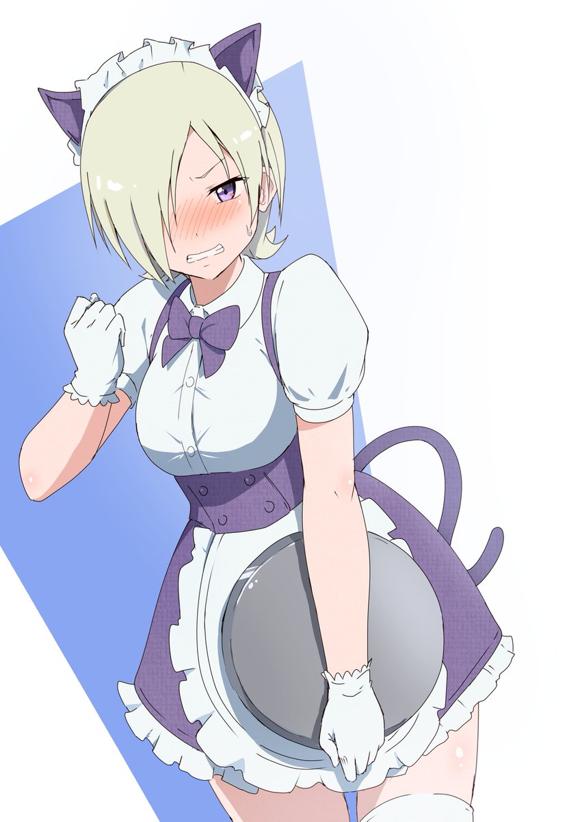🐇「お帰りくださいませ！ご主人様！」

#虹ヶ咲
 #にゃんにゃんにゃんの日