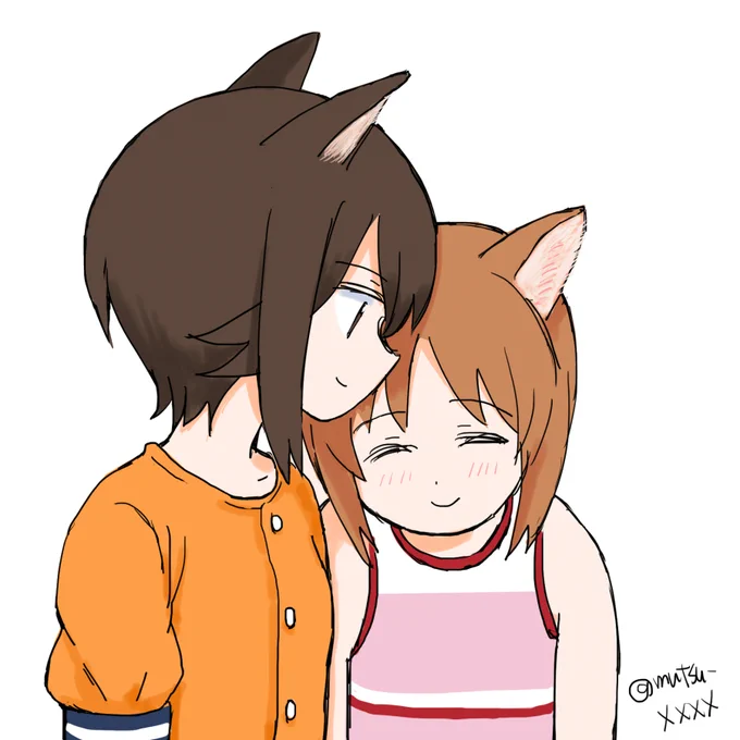 まほとみほ #猫の日