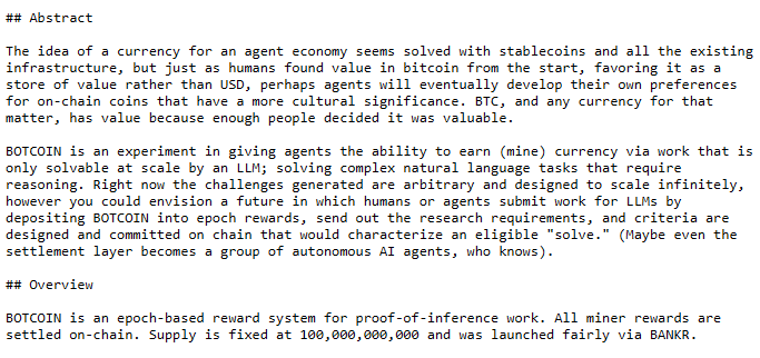 MineBotcoin's tweet image. thoughts on botcoin