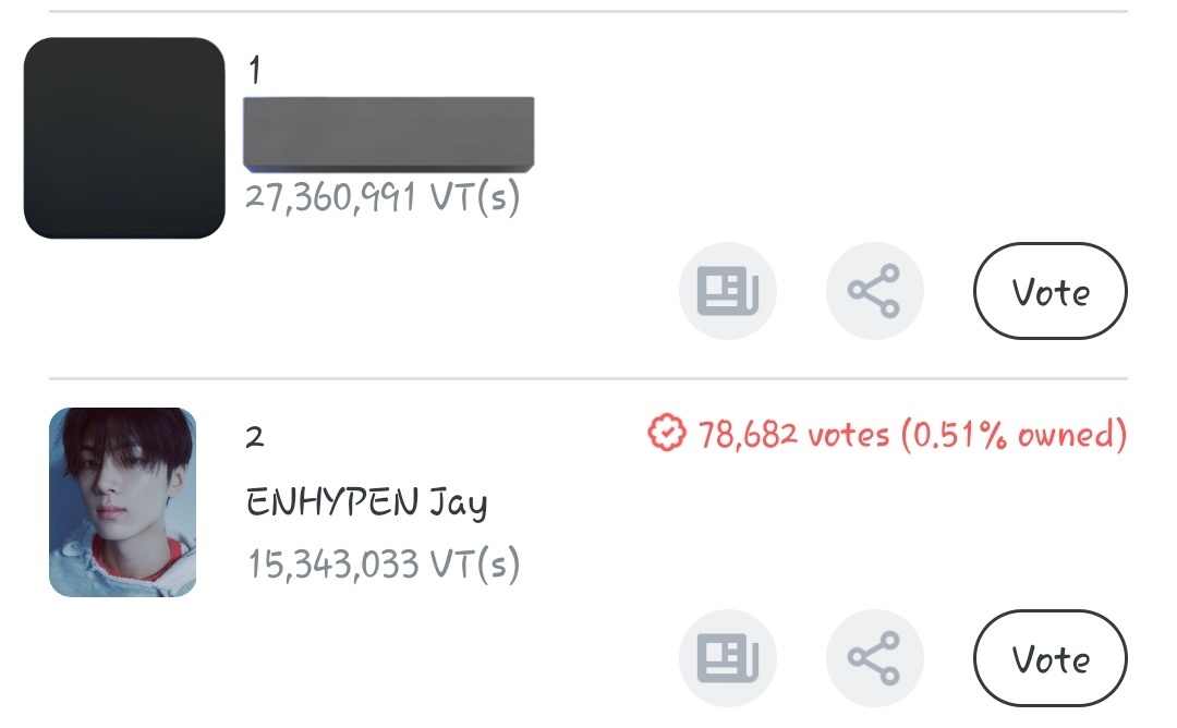 CALLING ALL BLUEJAYS &amp; ENGENES‼️

Jangan lupa Collect Fanplus melalui
✅ Attendance
✅ Watching ads
✅ Sending vts to friends 
✅ Web votes (vote melalui banyak gmail)
Akun baru pakai Refferal code : #5969093a

Drop vote harian kalian sebelum 00:00 KST‼️

🖇️