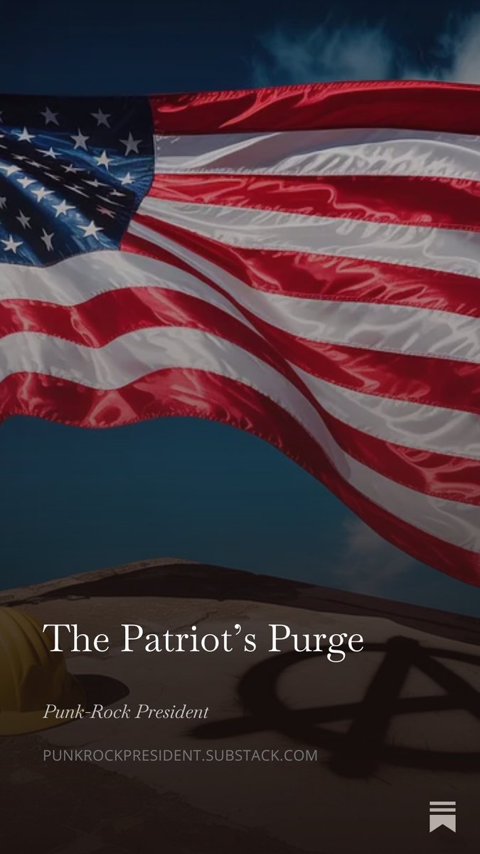 New chapter of Punk-Rock President is live.

They screamed “rigged.”
They screamed “corrupt.”
Then the numbers came in.
1.2M boycott posts.
Not enough votes.
Outrage doesn’t win elections. Participation does.

Read:
 open.substack.com/pub/punkrockpr…
#PoliticalFiction #CultureWar #Substack