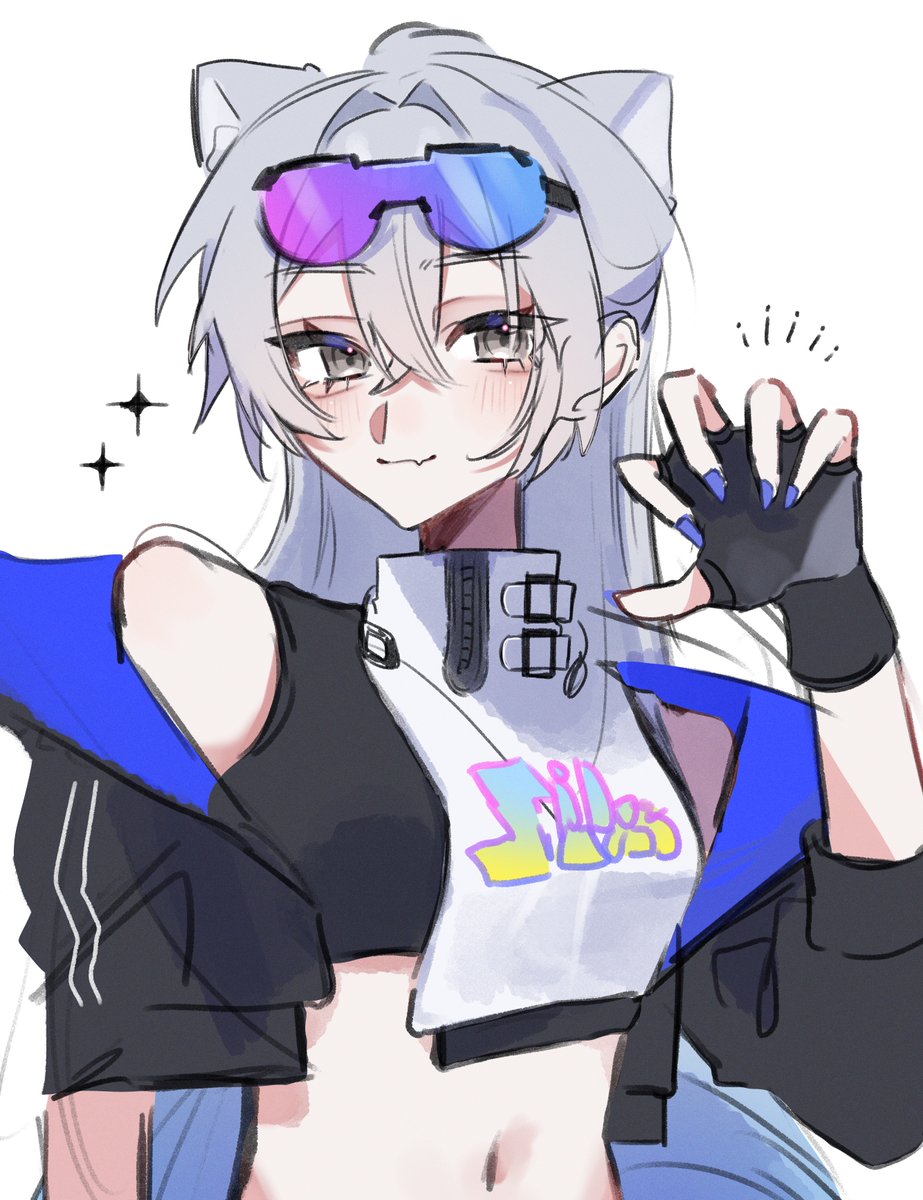 猫の日銀狼~！！
#silverwolf #HonkaiStarRail
