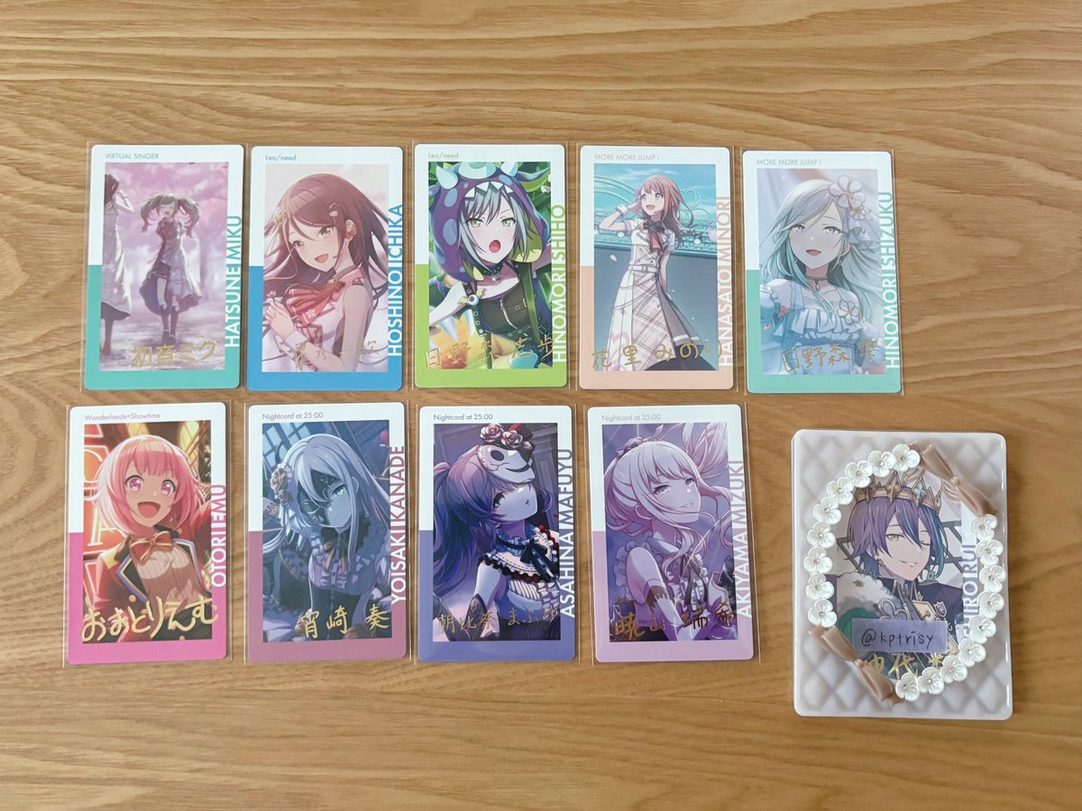 交換 】プロセカ エピカ ePick card 箔押し 譲 : ミク 一歌 志歩