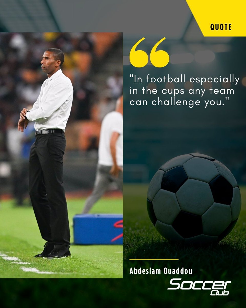 Bitter disappointment for the Buccaneers. ⚫⚪

<a href="/orlandopirates/">Orlando Pirates</a> coach Abdeslam Ouaddou admitted his side were left to rue missed chances after their exit from the Nedbank Cup, highlighting the fine margins and unpredictability of knockout football.

🔗: sportsclub.co.za/top-story/ouad…