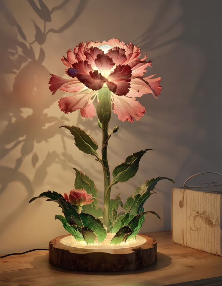 heart_jpg's tweet image. flower lamp
