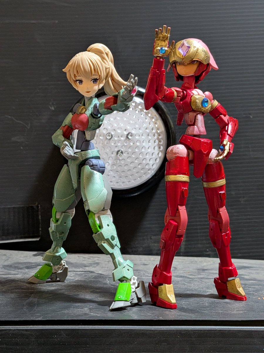 アイアンガール完成💛 以前作成したケンタウロスTypeに下半身付けまし