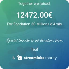 Merci à tous les membres de ma communauté qui ont contribué à la collecte de fonds pour cette cause 🥰