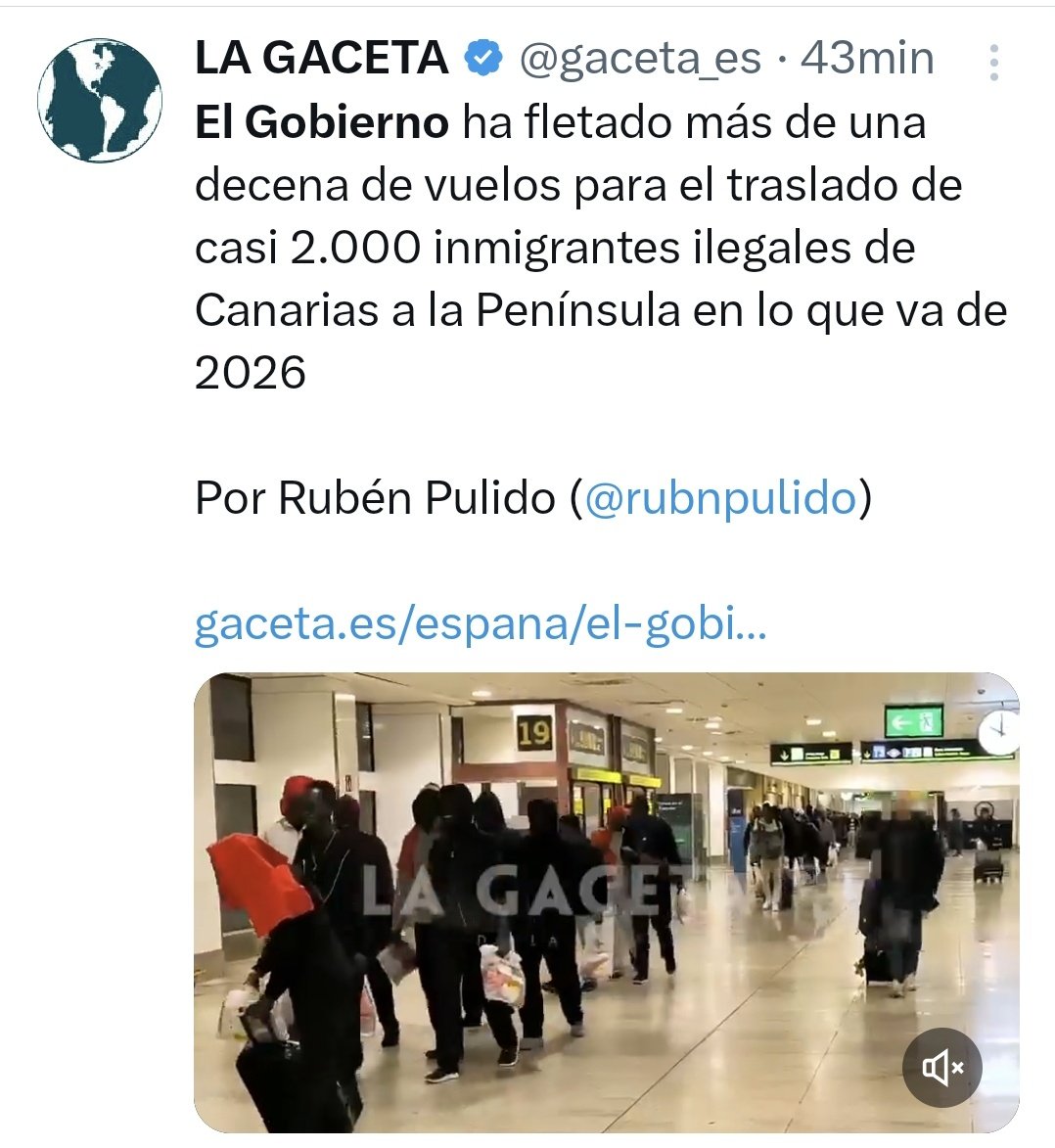 Mientras los españoles luchan por pagar la luz, el alquiler y llenar la nevera, el Gobierno fleta aviones con dinero público para traer inmigración ilegal a la Península.
No es incompetencia. Es decisión política.
Han abandonado a su propio pueblo mientras financian su propia