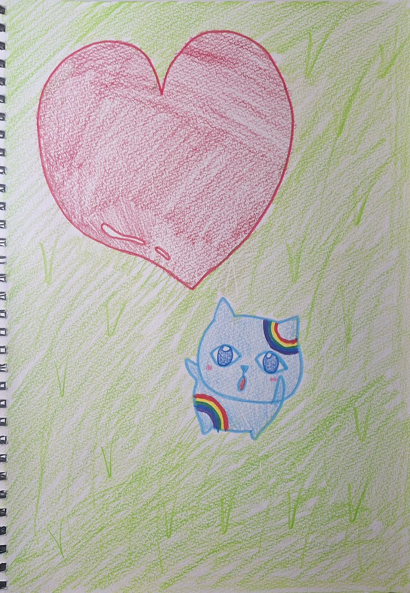 PNTikTok1's tweet photo. 【猫の日🐱】だいぶ昔に描いた絵ですが､
割と猫モチーフの描いてるなぁ私🤭✨
 #アナログイラスト #オリジナルイラスト https://t.co/cdm4TvlfAP