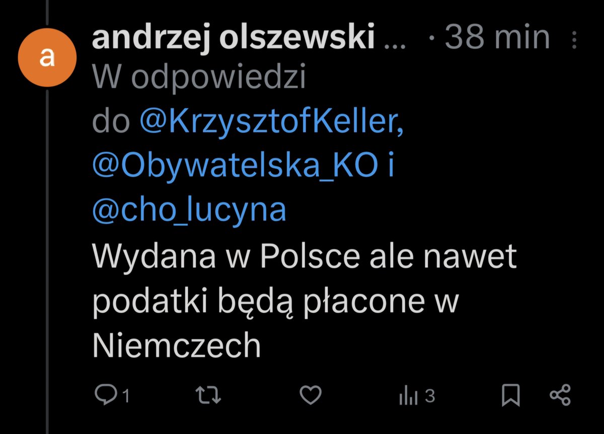 Argument, że podatki z inwestycji SAFE w Polsce i tak zasilą Niemcy, to wyższy poziom gimnastyki umysłowej prawej strony. Narracja trzyma się mocno... przekazu dnia?
#ZdrajcyPiS