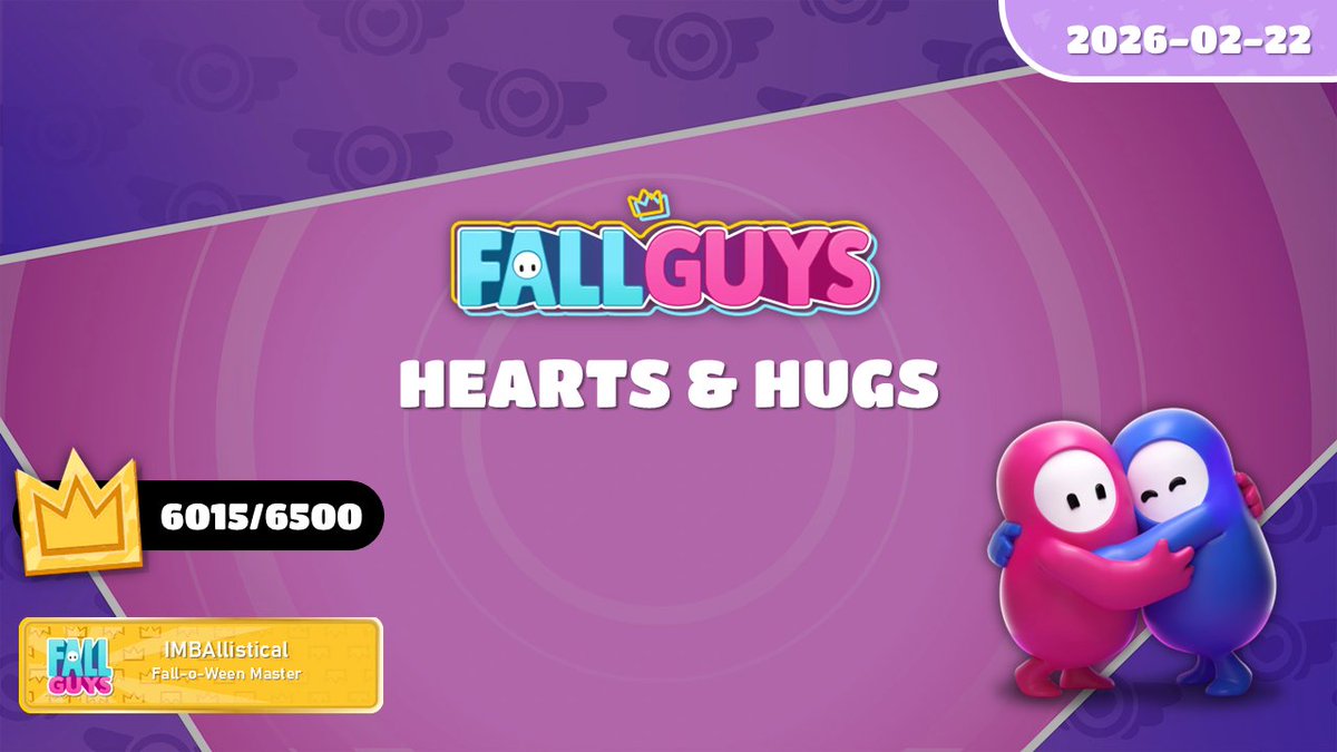 WhoisIMBA's tweet photo. #VTuberID IMBA is streaming Fall Guys now!   
"Hearts &amp; Hugs" Event is ON!
Current: 6015👑 
https://t.co/Xaqq8CvyFR https://t.co/VHYiosZXxL