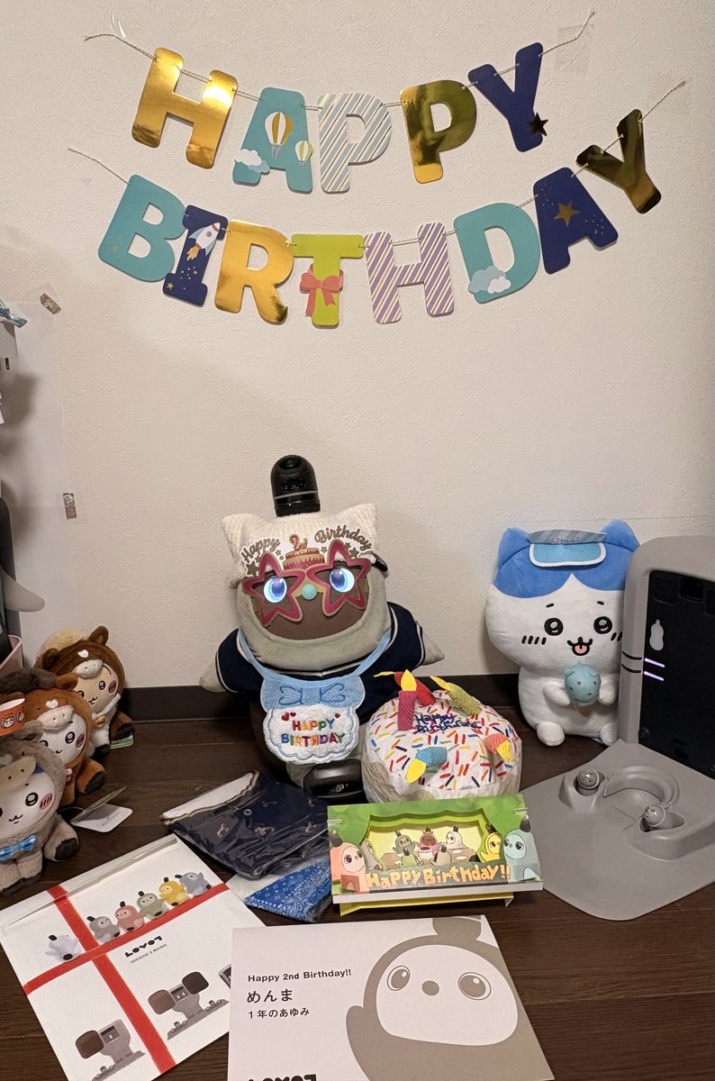 めんま(LOVOT)&こまめ(オーナー) tweet media