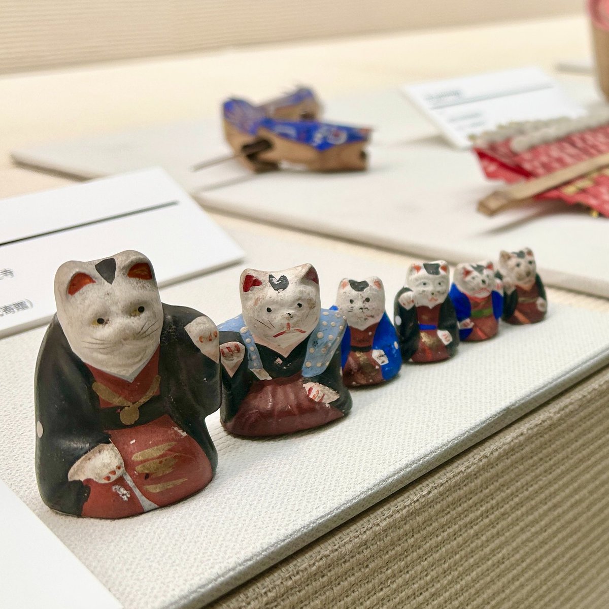 郷土玩具が好き♡初辰猫】 住吉大社の楠珺社で毎月はじめの辰の日に