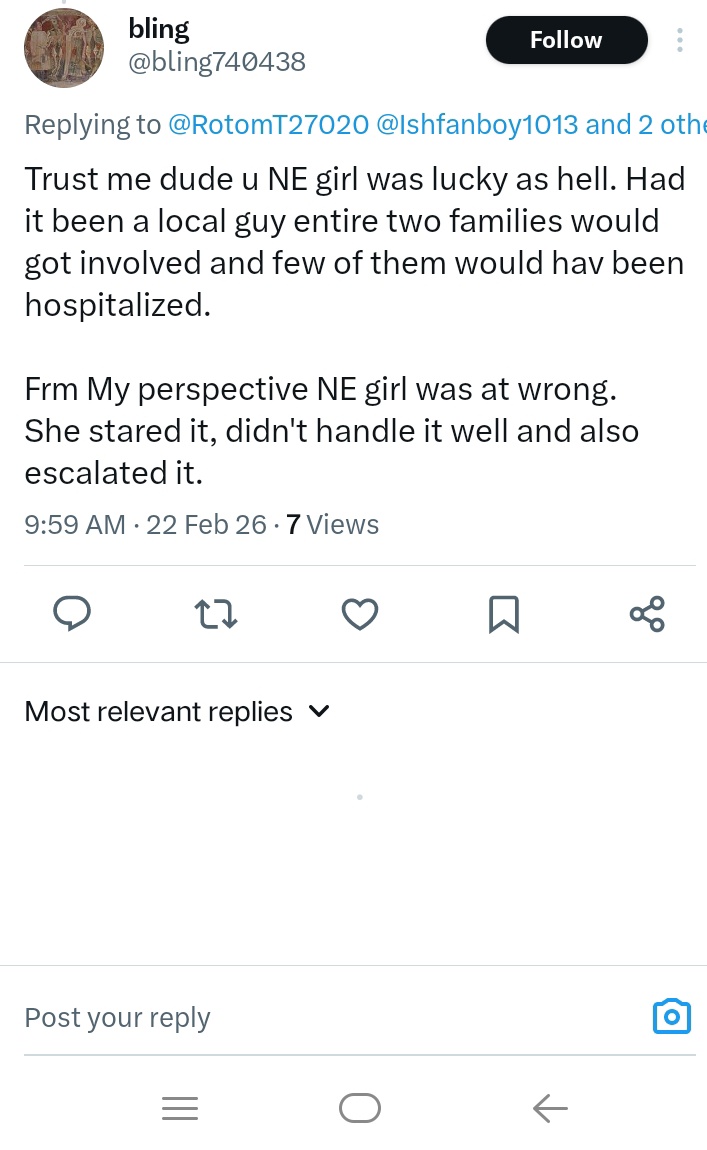 What a clown.
First he have thrown shades upon the entire NE people and tried so hard to justify the wrong deeds of that racist aunty.

He's such a hypocrite.
Please do search the meaning of "pick me behaviour" and getting "picked".

Whatever he'd said I've the proof 😉