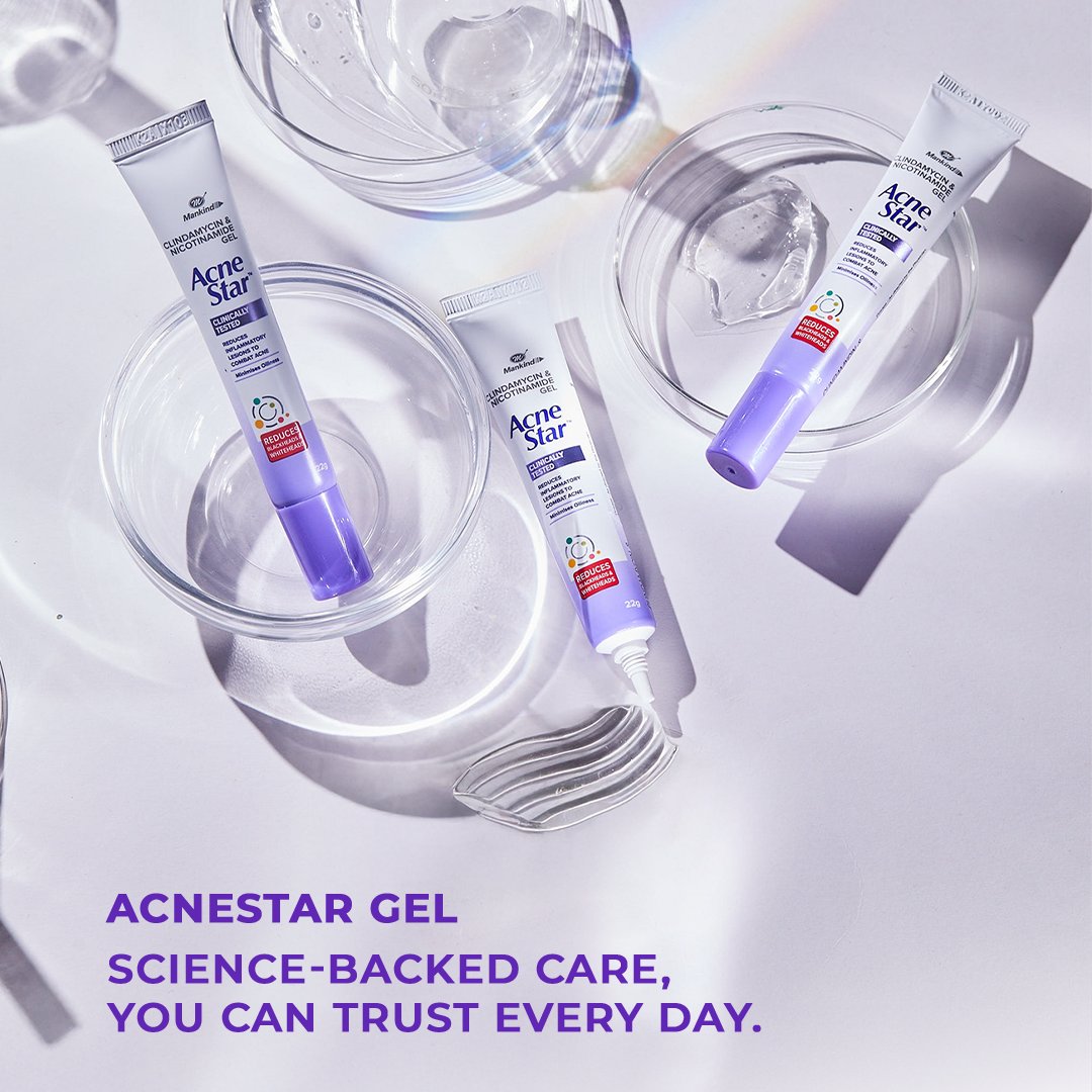 AcnestarGel's tweet image. When cleansing feels gentle and effective, staying consistent becomes easy. Fresh skin is just part of the routine with AcneStar.

#AcneStar #TrustedCare #SkinConfidence #DailySkincare #IndianSkin #DermatCare #AcneRoutine #HealthySkinJourney #SkincareTrust #PharmaSkincare