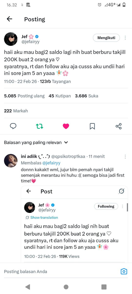wrm0018's tweet photo. @jefairyy done ya kakak. ya Allah wish me luck hari ini 🙌🏻✨😍 https://t.co/oGIIu8bUg6