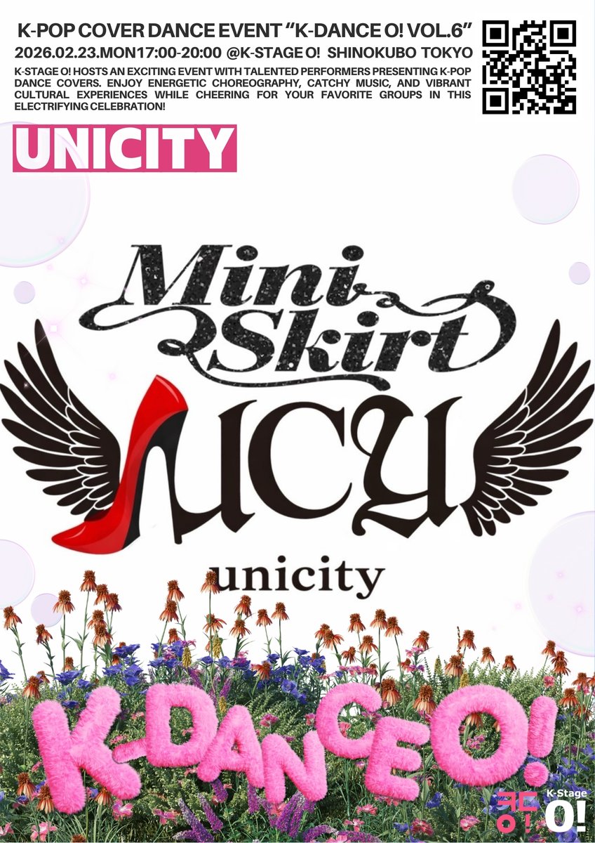 ／
  明日開催❣️チーム紹介3️⃣
＼

🌸#unicity🌸

#新大久保 K-Stage O! 主催
#KPOP #カバーダンス イベント
K-DANCE O! vol.6 2/23(月)開催✨

🎫チケット好評販売中！
livepocket.jp/t/kdanceo_vol6

#KDance_O! #ㅋㄷㅇ!