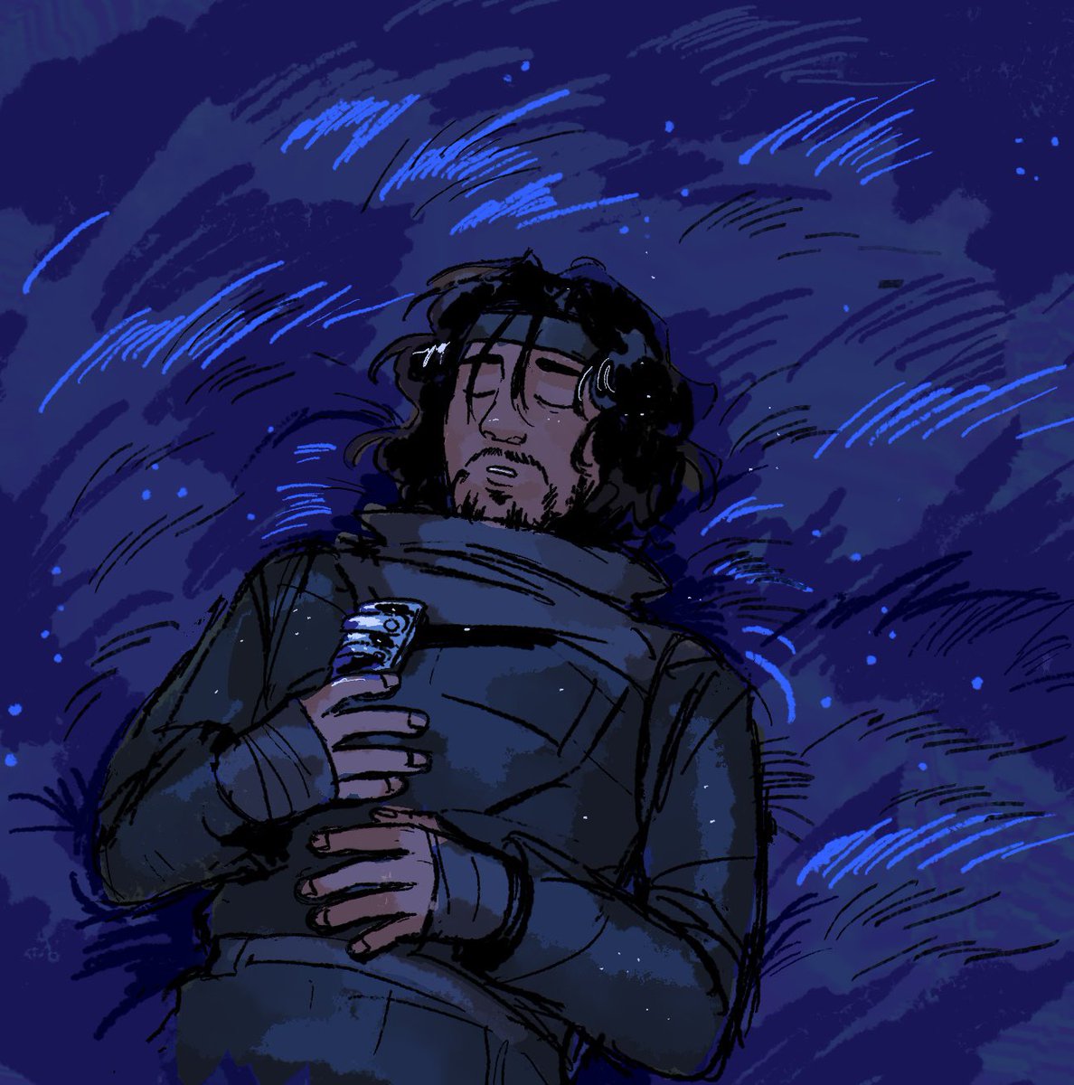 I find comfort in imagining him in a big field under the stars #ironlung