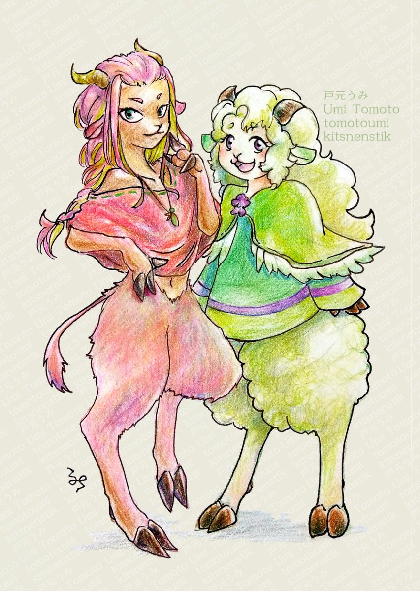 持ってる色鉛筆を整理したら思ってたよりたくさんあったので、しばらく色鉛筆イラストを練習してみます✏️
#oc #うみ楽描き