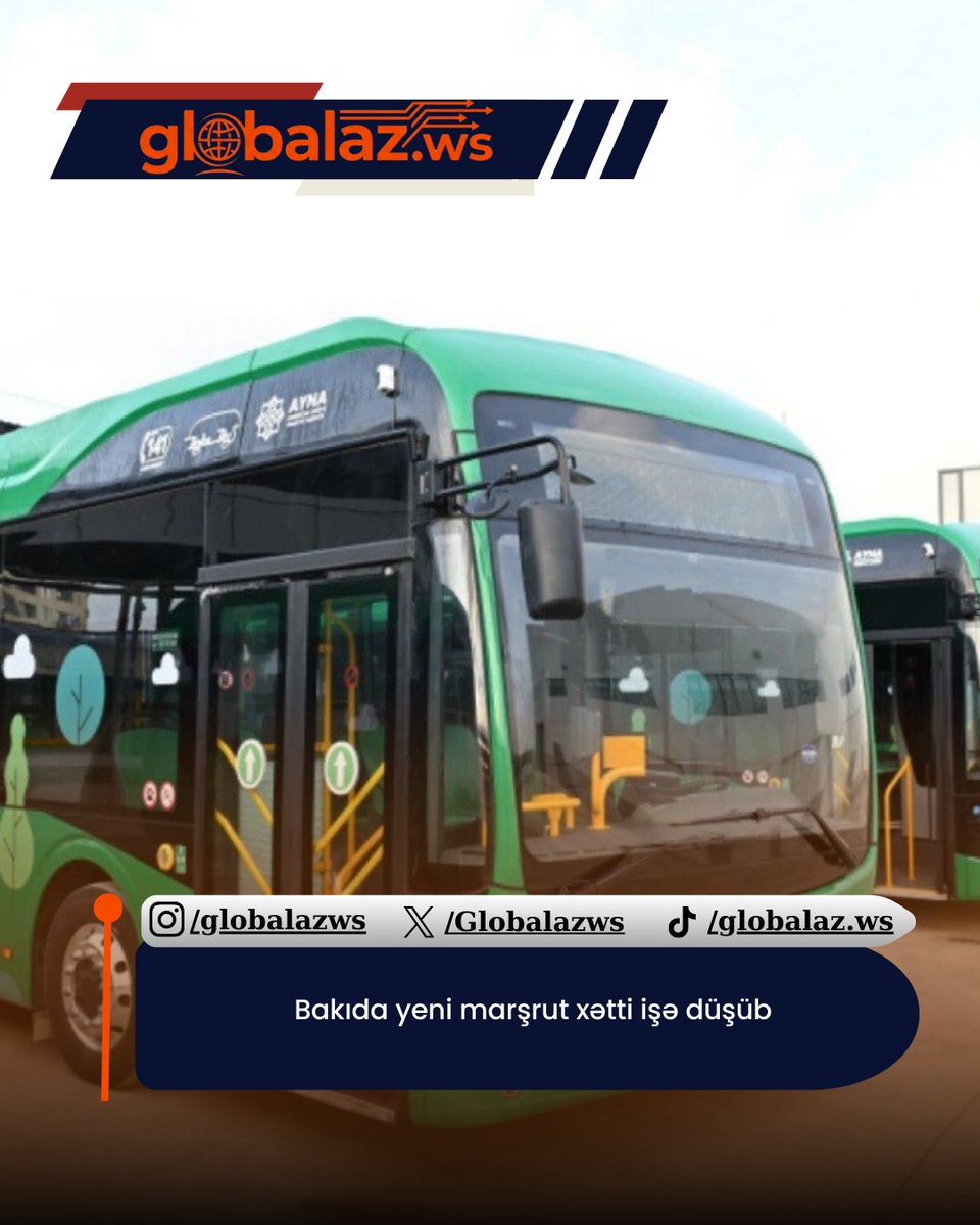 Bakıda yeni marşrut xətti işə düşüb.
Bu barədə Globalaz-a Azərbaycan Yerüstü Nəqliyyat Agentliyindən bildirilib.
Belə ki, çoxsaylı müraciətlər nəzərə alınaraq fevralın 22-dən əlavə 214A nömrəli marşrut xətti istifadəyə verilib.