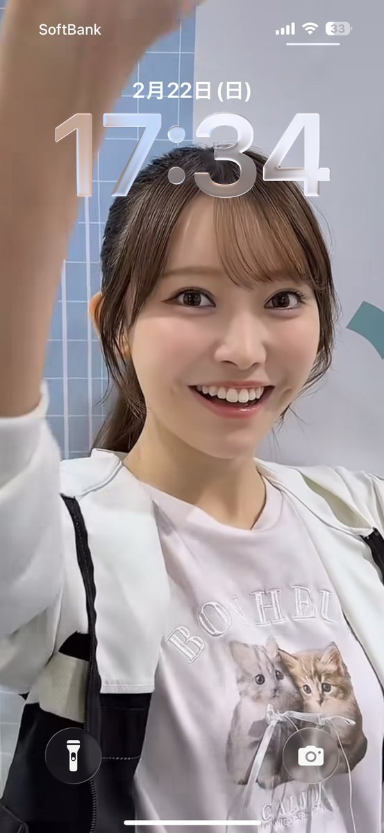 ロック画面に設定してみたがこれいいな #黒見明香 #乃木坂46デビュー14周年