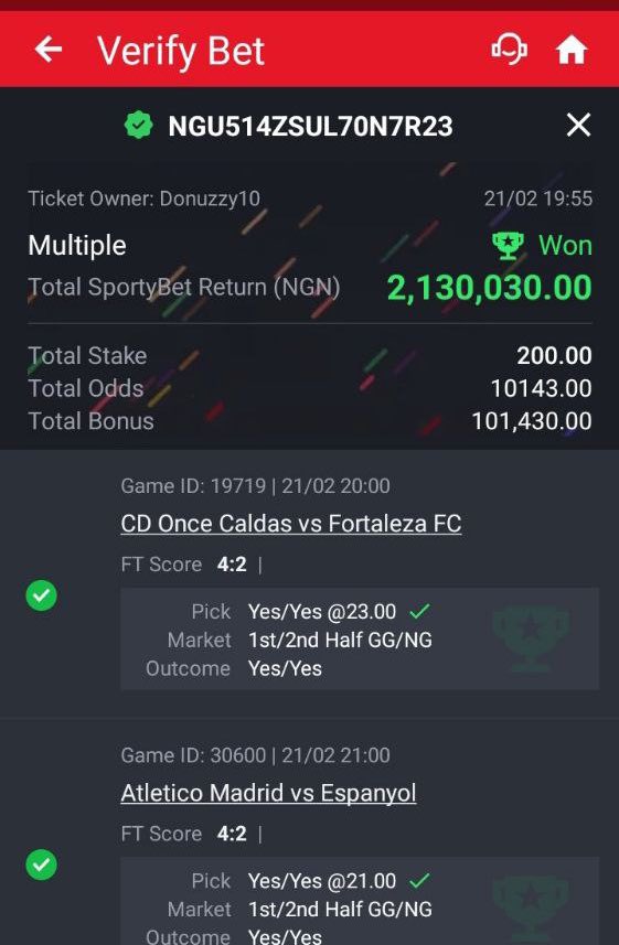 Big odds all the way!!