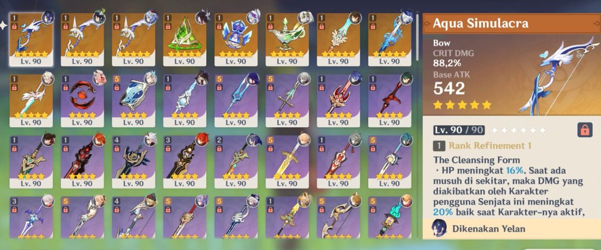 Isarafels's tweet photo. #WTS Genshin Asia Server  Pribadi 
Rate on bisa ambil Varka/Flins cons. Username set, BD unset.

#GenshinImpact #Genshin_impact #wtb #zonauang #zonajajan #cuan #Genshinlmpact https://t.co/FyQ2jSoNnN