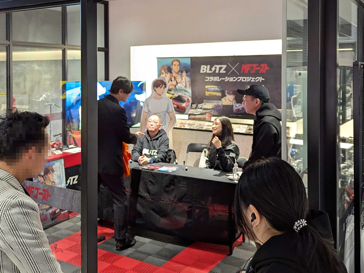 mfg_anime's tweet image. #MFゴースト×#BLITZ(@BLITZ_PR)
in A PIT AUTOBACS 東雲(@AAutobacs)
第4戦開幕＆エマ・グリーン登場記念
 #ガレージトーク イベントは
全て終了いたしました♪🏁

たくさんのご観覧・ご参加
誠にありがとうございました！🚗

エマ・グリーン 役
#相沢菜々子(@nanako_aizawa)
音響監督